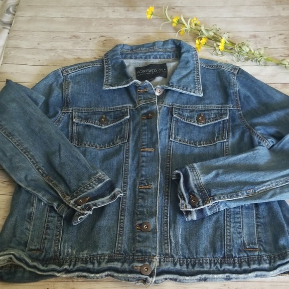 Forever 21 Jackets & Blazers - Forever21 Jean Jacket Forever 21 Jackets & Blazers - Forever21 Jean Jacket